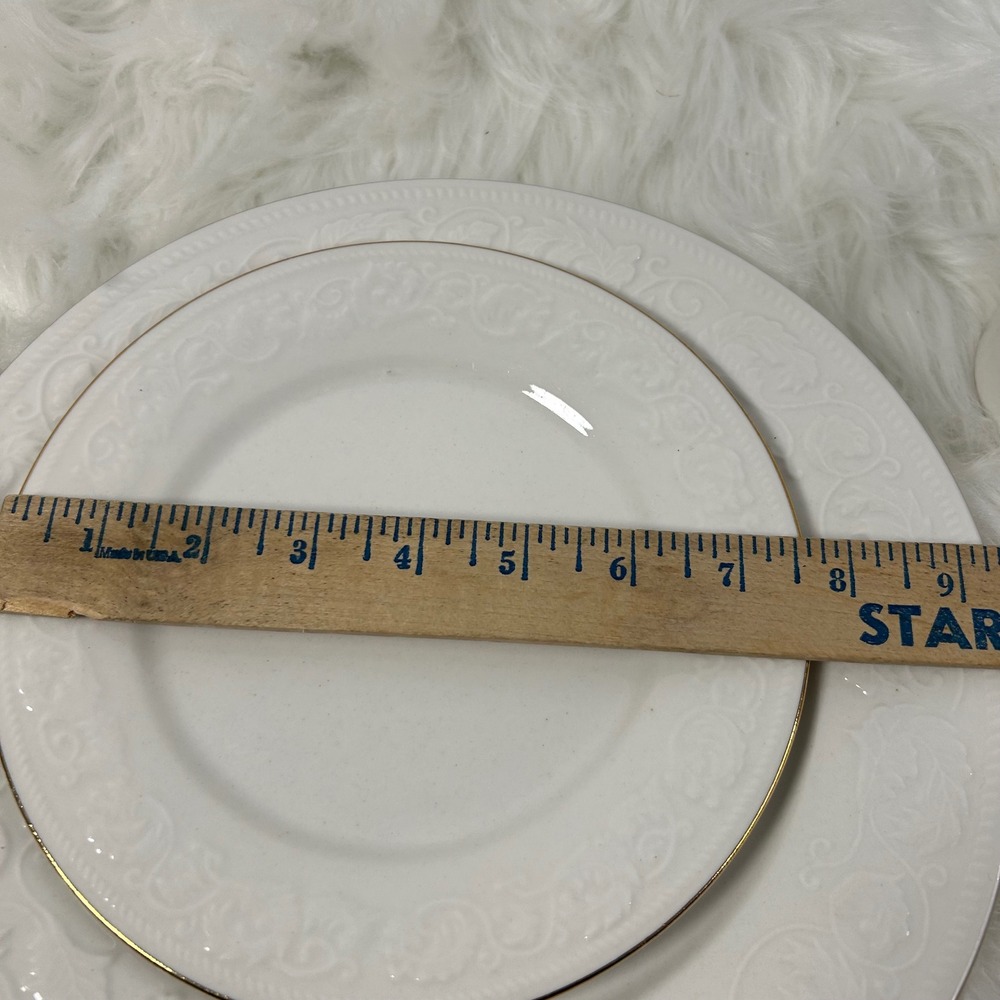 Farberware floral service‎ for one 22 karat gold trim Calais 4173 - Picture 7 of 8